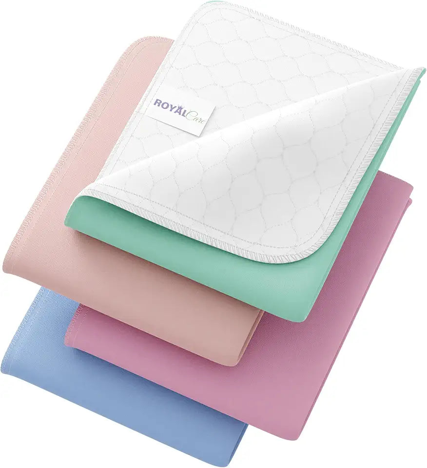 4 Pack 34" x 36" Reusable Waterproof Incontinence Bed Pads G7614