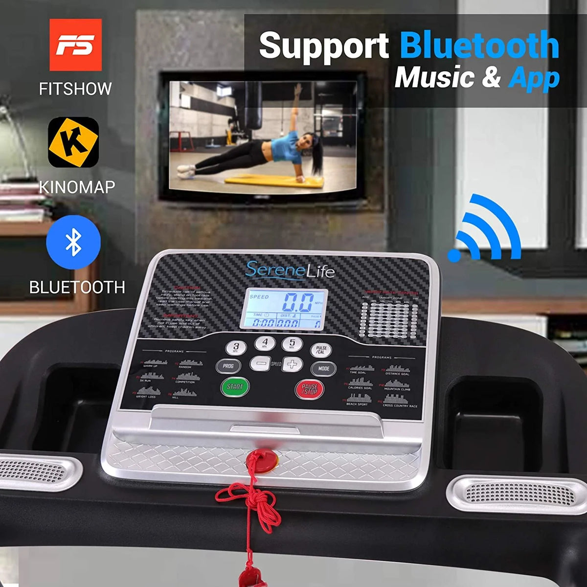 Foldable Treadmill with LCD H14162
