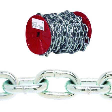 3/8 inch by 35 Foot Zinc Plated Steel Proof Coil Chain E38548