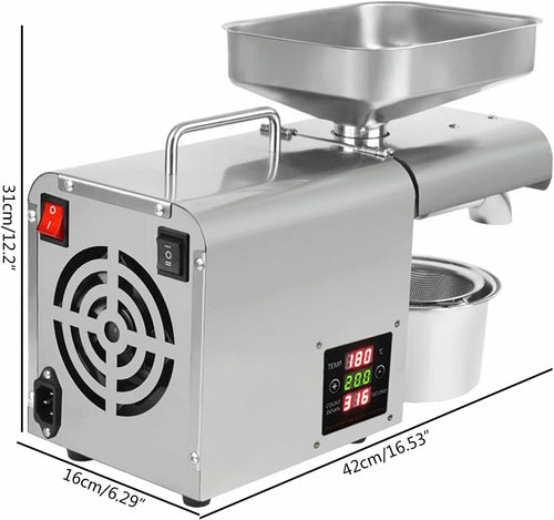 110V 610W Automatic Stainless Steel Oil Press Machine K634153