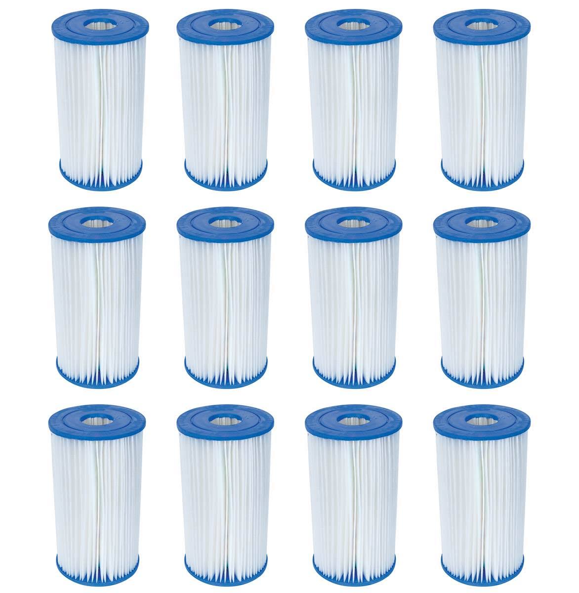 Pool Filter Pump Replacement Cartridge Type IV 12-Pack C741