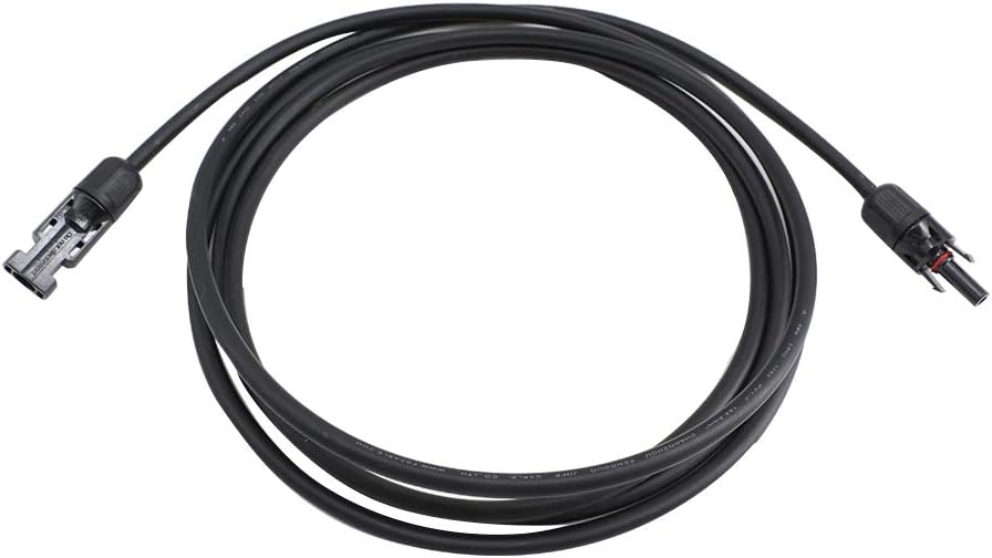 10 AWG 40 Feet Solar Extension Cable with Female and Male Connector E43222