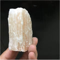 Natural Orange Gypsum Rough Stone Crystal Specimen X706