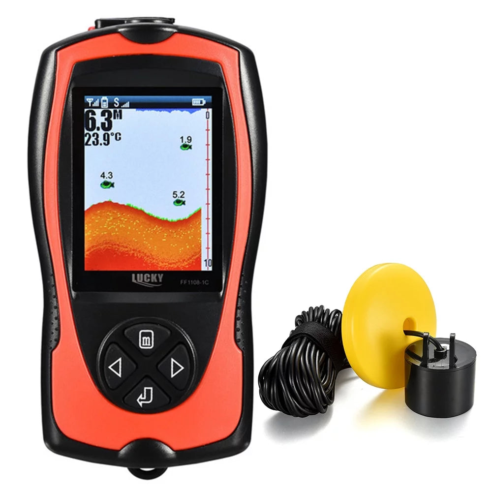 Portable Fish Finder 100M/300FT Depth Fish Alarm Wired Fish Detector R70527