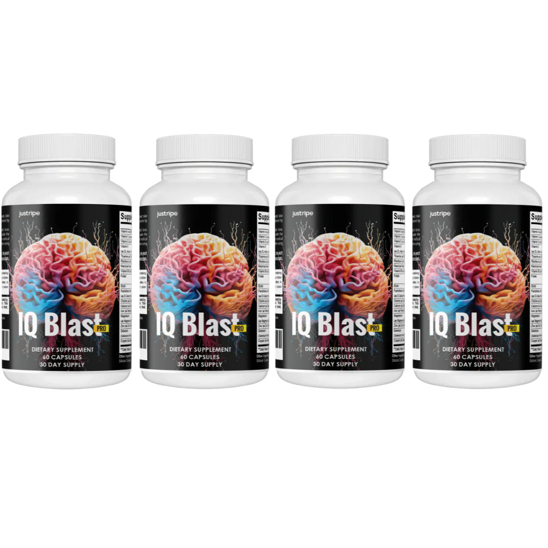 Brain Supplement Pills Capsules 4 Bottles P106987