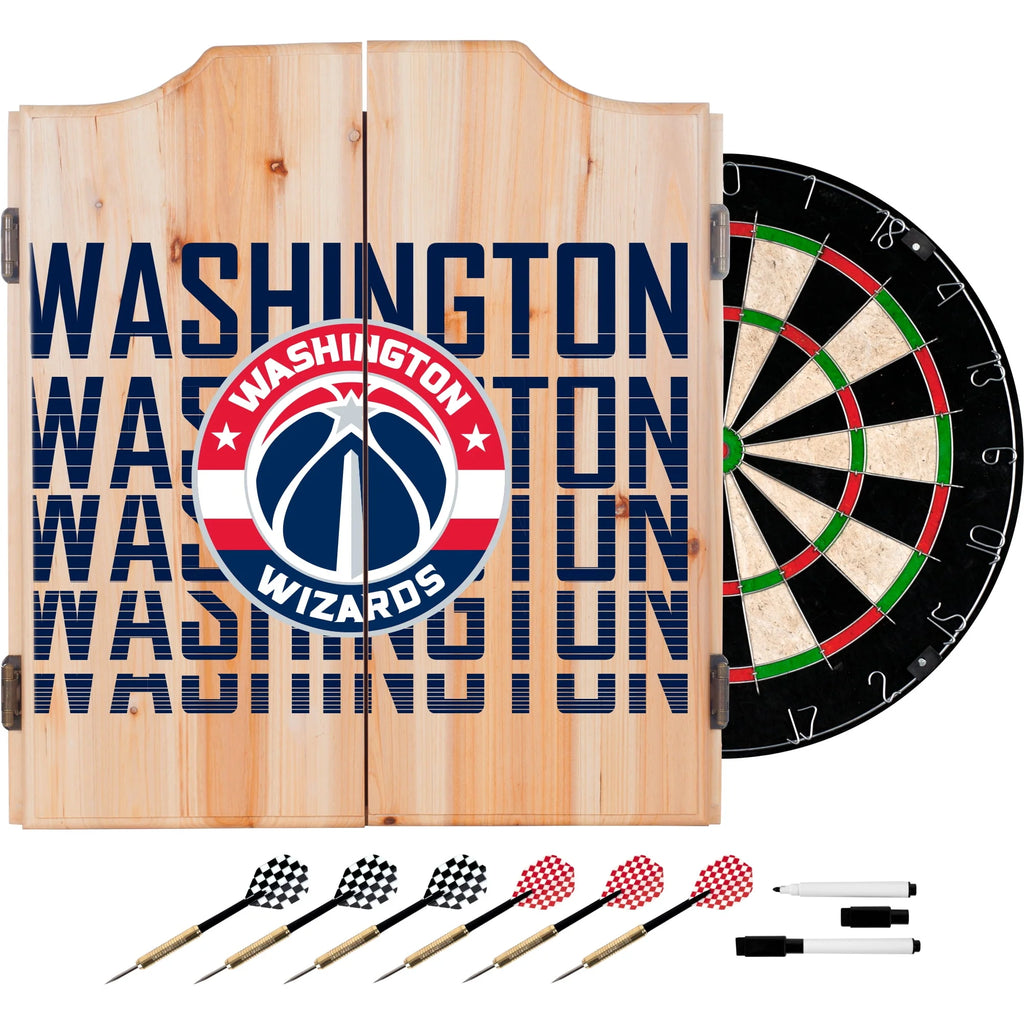 Dart Cabinet Set with Darts and Board K8200