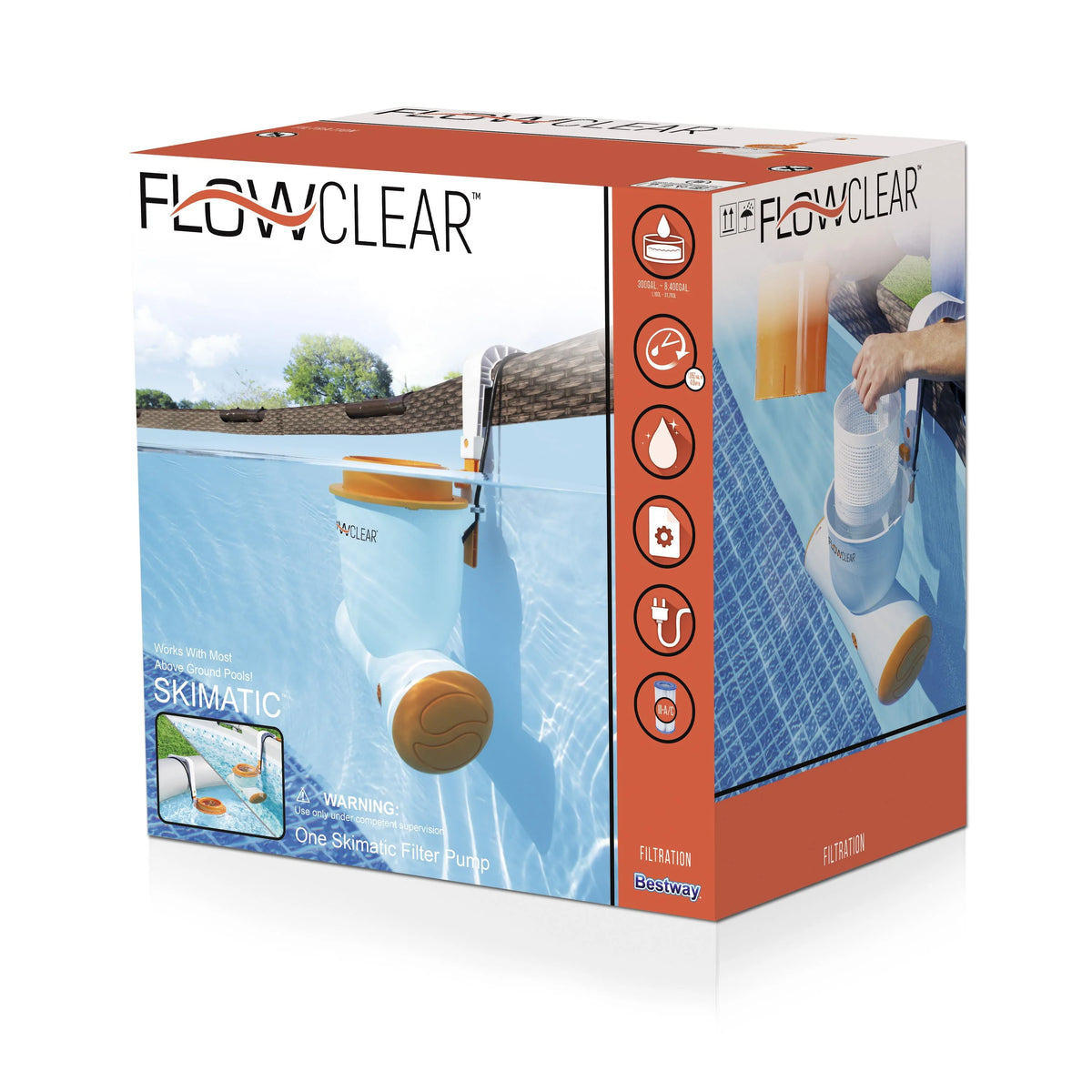 1050 Gallon Above-Ground Pool Pump Q528
