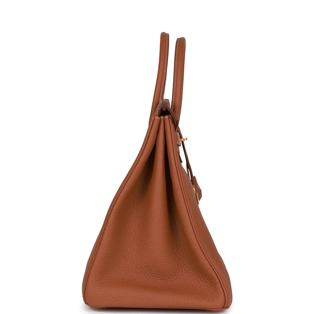 Pre-owned Gold Togo Leather Bag R854