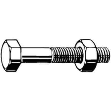 7/16-14X5 Steel Hex Head Cap Screw, Pack of 90 G615