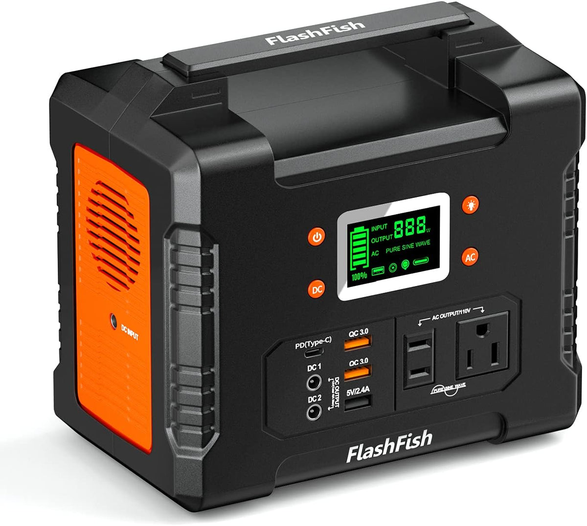 330W Portable Power Station 81000mAh 300Wh Solar Generator M767882