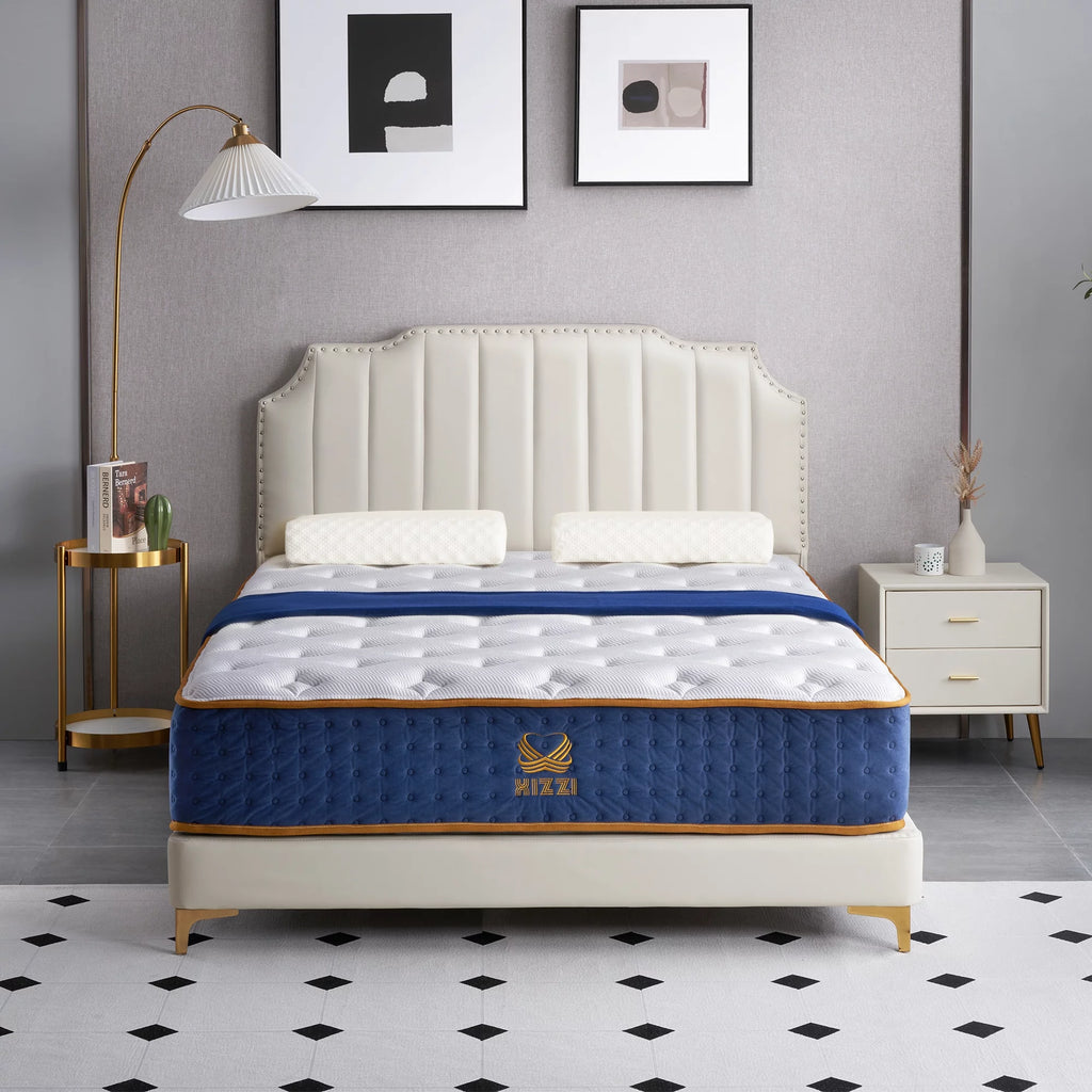 12 Inch Medium-Firm Hybrid Mattress with Cooling Gel Memory Foam T742690