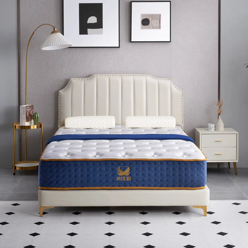 12 Inch Medium-Firm Hybrid Mattress with Cooling Gel Memory Foam T742690