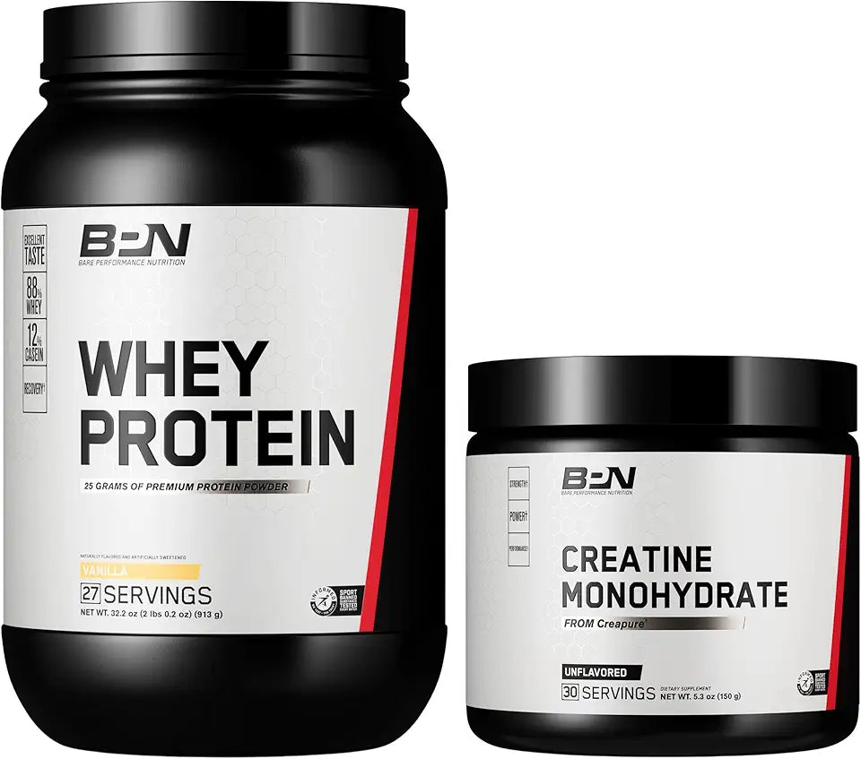Creatine Monohydrate & Whey Vanilla Protein Powder T9359