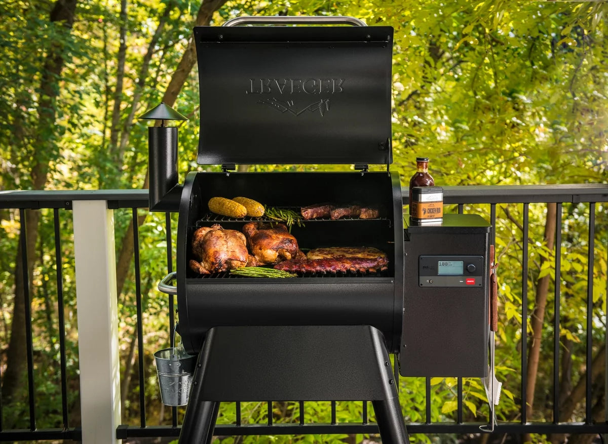 Black Wood Pellet Grill J54233