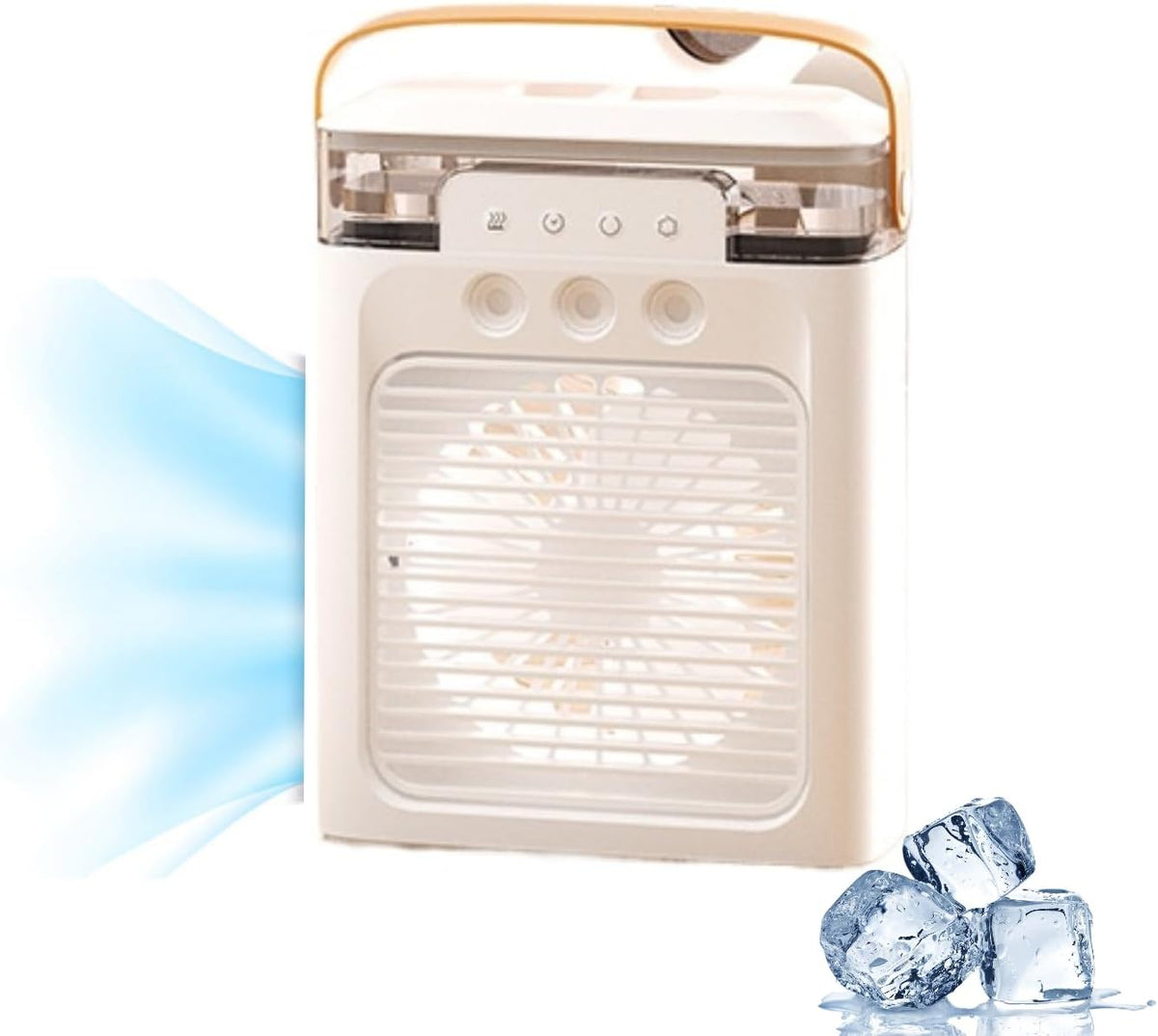 Mini Air Cooler Portable Air Conditioner Evaporative Air Cooler Cordless Desktop Cooling Fan D6132