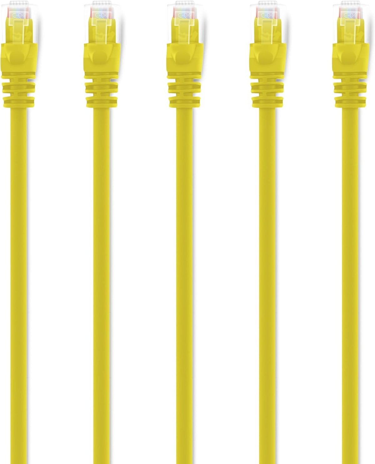 Cat 6 Ethernet Cable 5 ft (24-Pack) Yellow Q869