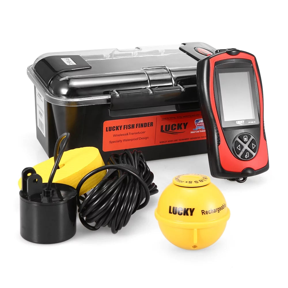 Portable Fish Finder 100M/300FT Depth Fish Alarm Wired Fish Detector R70527