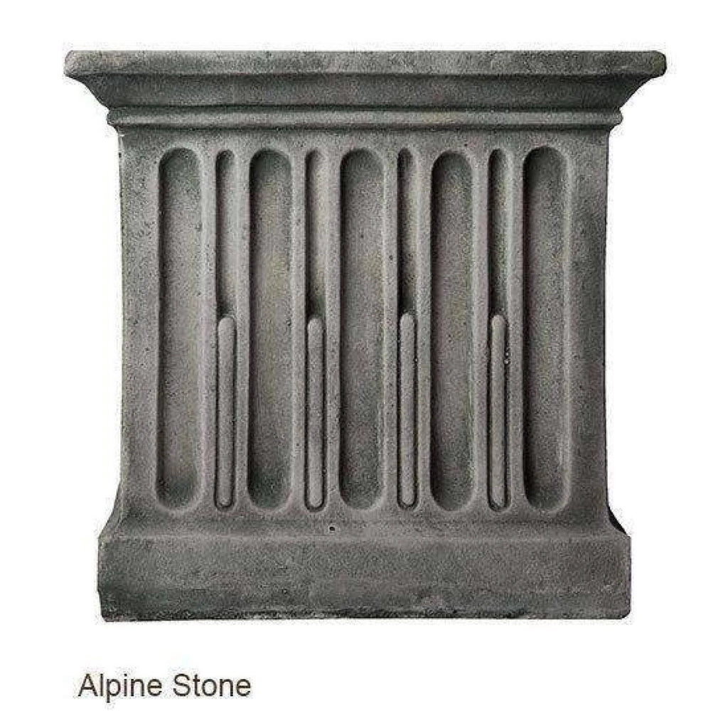 Alpine Stone Curved Leaf Bench B154