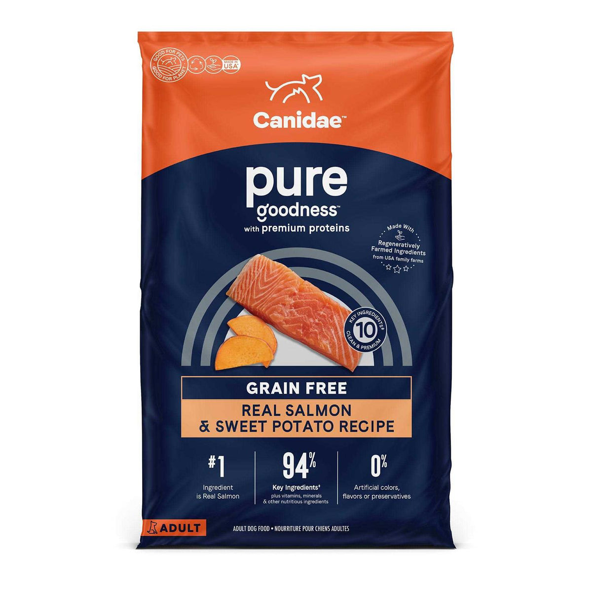 Grain Free Salmon & Sweet Potato Dry Dog Food Y861
