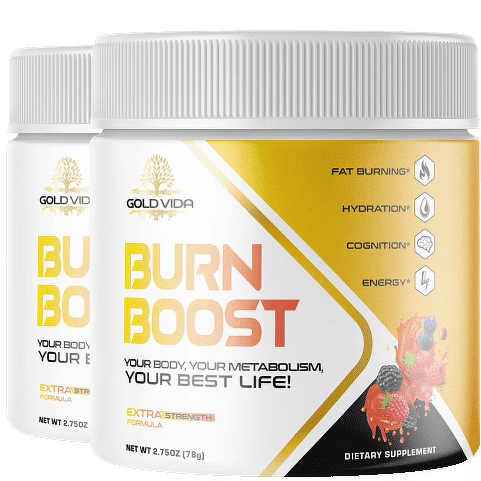 (2 Pack) Gold Burn Boost Powder Dietary Supplement F451726