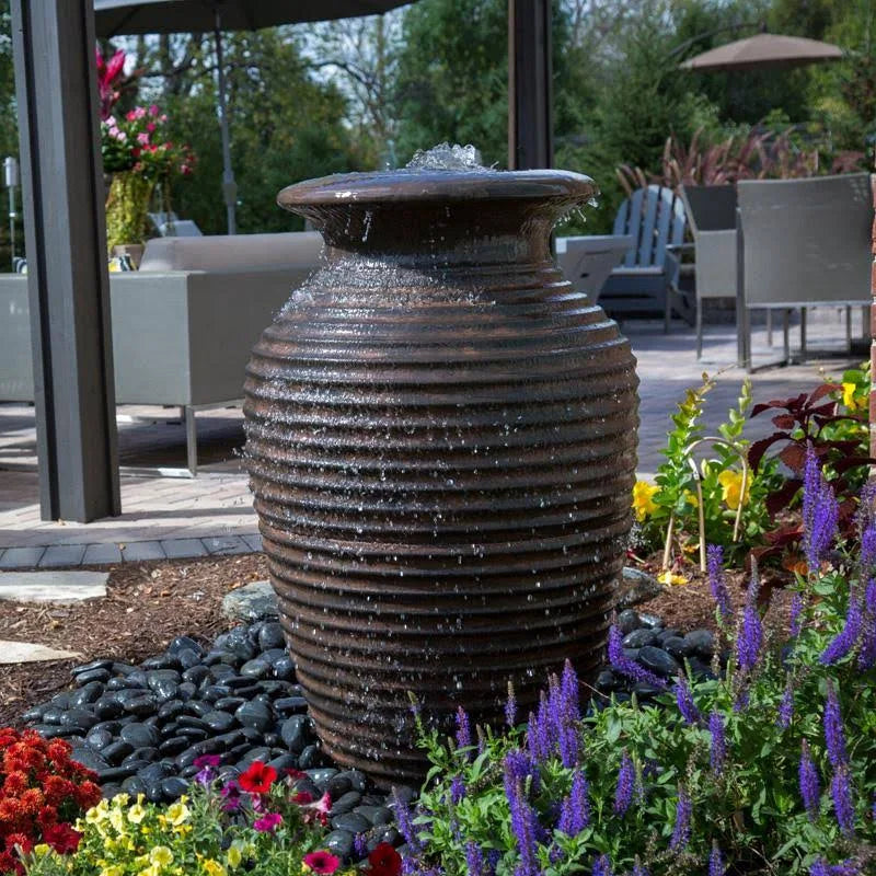 Small Rippled Urn J5995