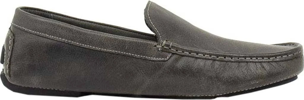 Charcoal Leather Driving Moccasins N762368