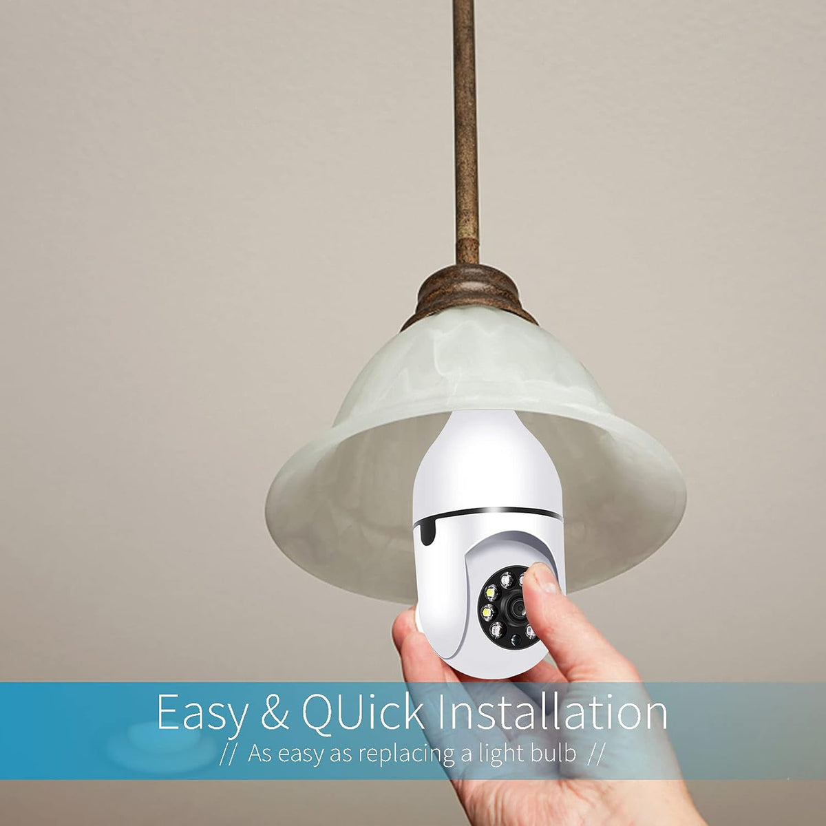 Full-HD 1080P Wireless Wi-Fi Security Camera with Night Vision I657769