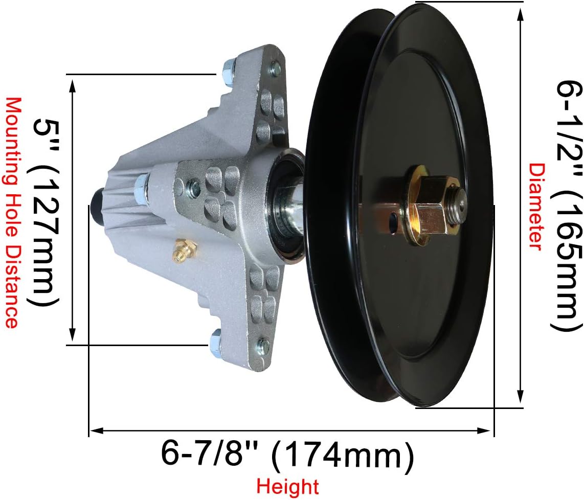 46 Deck Lawn Mower Spindle Assembly with 4 Bolts U7952