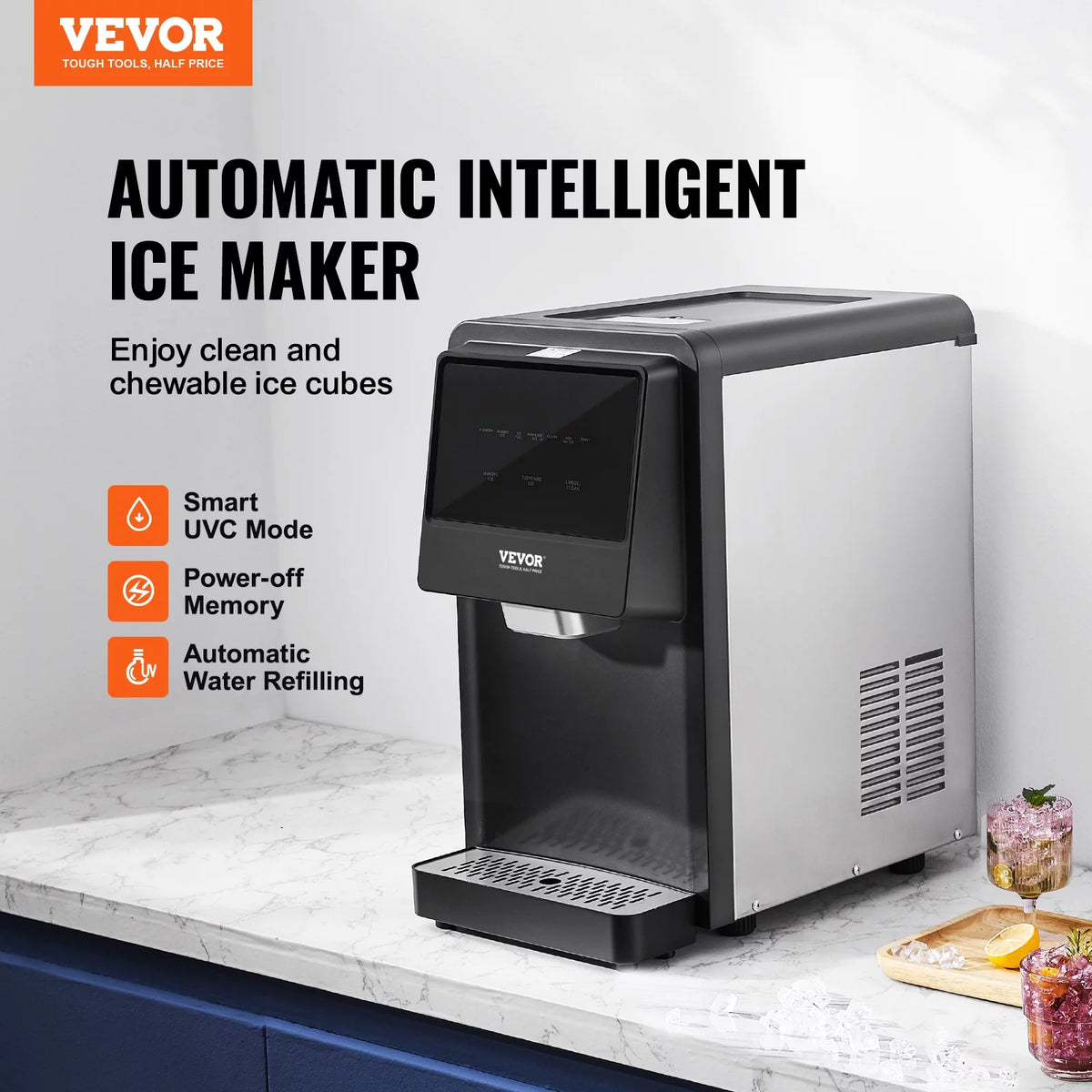 Portable Countertop Ice Maker with Water Filter T987044