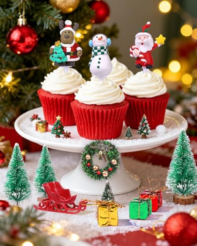 36 PCS Christmas Cake Decorations Kit U169931