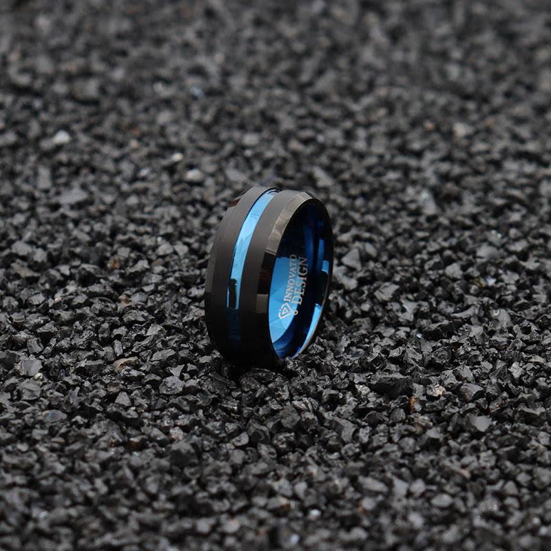 10mm Black Matte Tungsten Carbide Ring Z5186