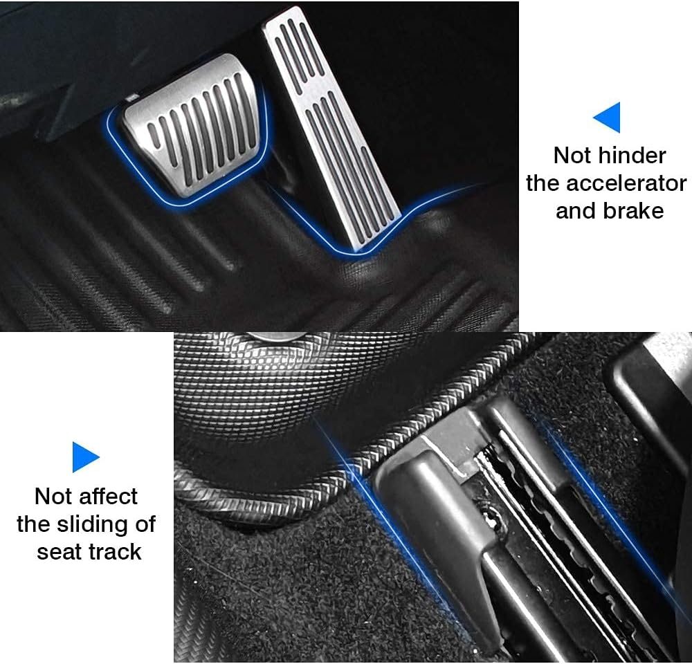 Custom Fit All Weather Rubber Floor Mats 2 Row Set Black B6892