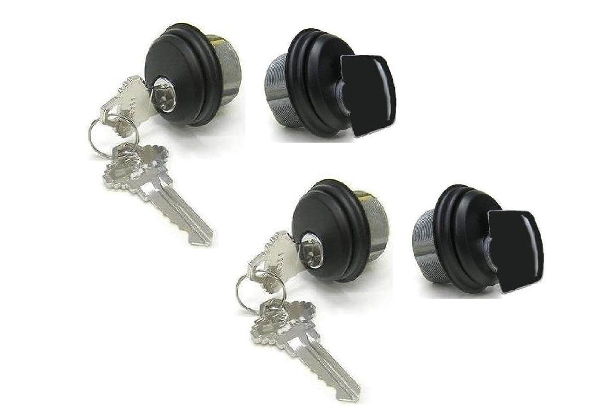 Dark Brown Mortise Lock Cylinder & Thumbturn, Pack of 2 O41198