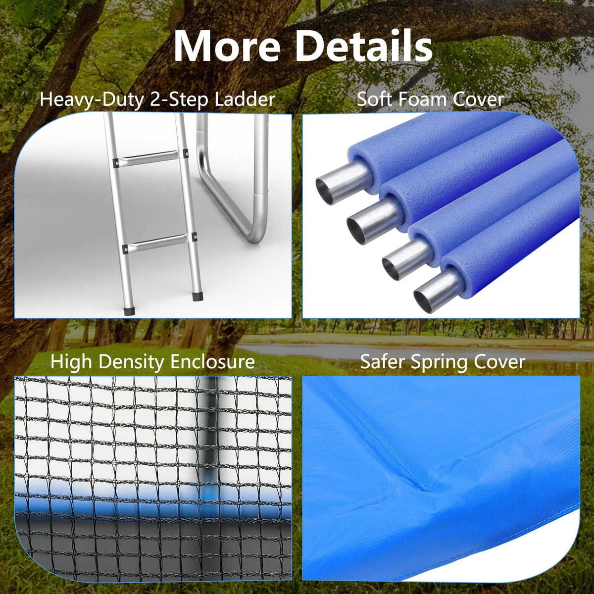10FT Trampoline with Safety Enclosure Net M9273