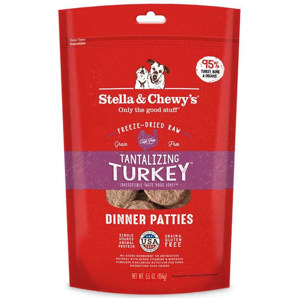 Freeze Dried Turkey Dinner Patties Dog Food S632031