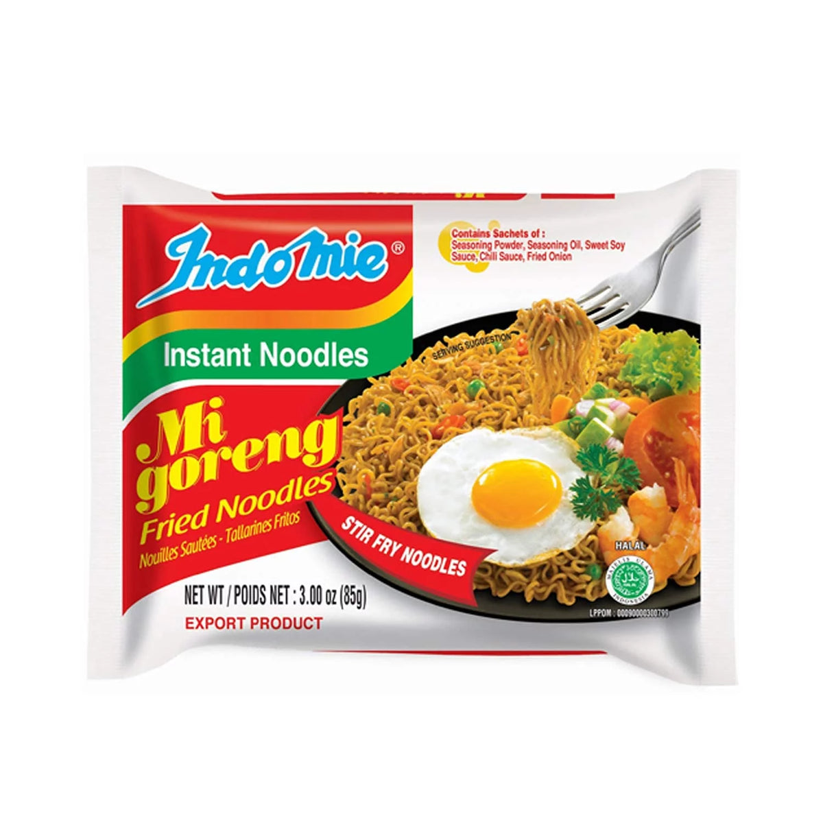 Instant Stir Fry Noodles, Original Flavor, 3 Ounce (Pack of 30) H7052