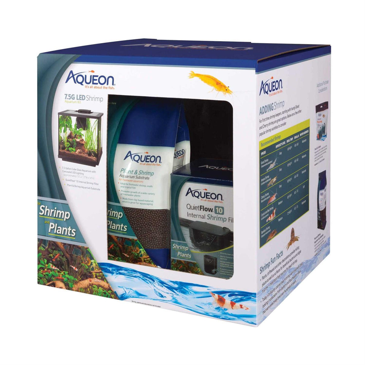7.5 Gallon LED Shrimp Aquarium Kit M26758