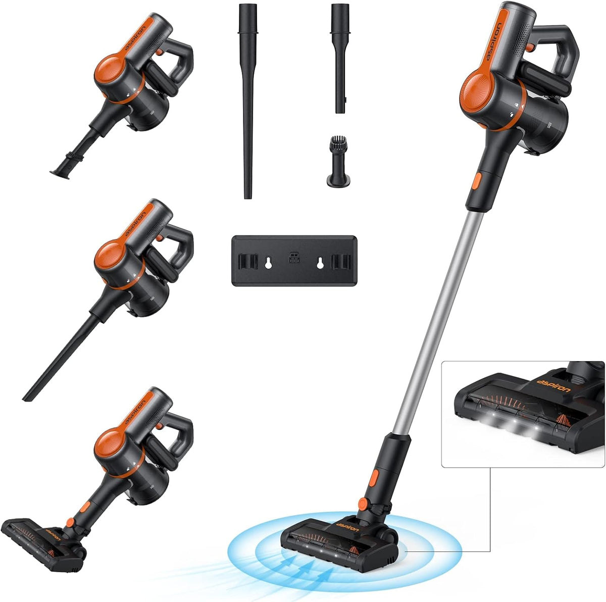 Cordless 6 in 1 Stick and Handheld Vacuum with HEPA Filter I3742