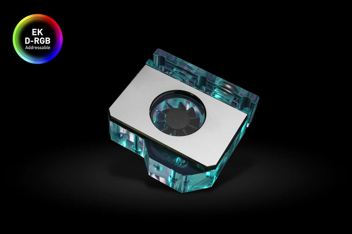 GPU-Mounted Flow Indicator D-RGB Nickel A54886
