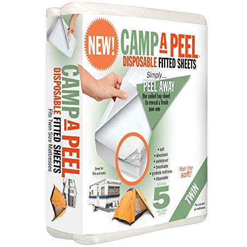 Twin Size Waterproof Disposable 5-Layer Bed Sheets B6300