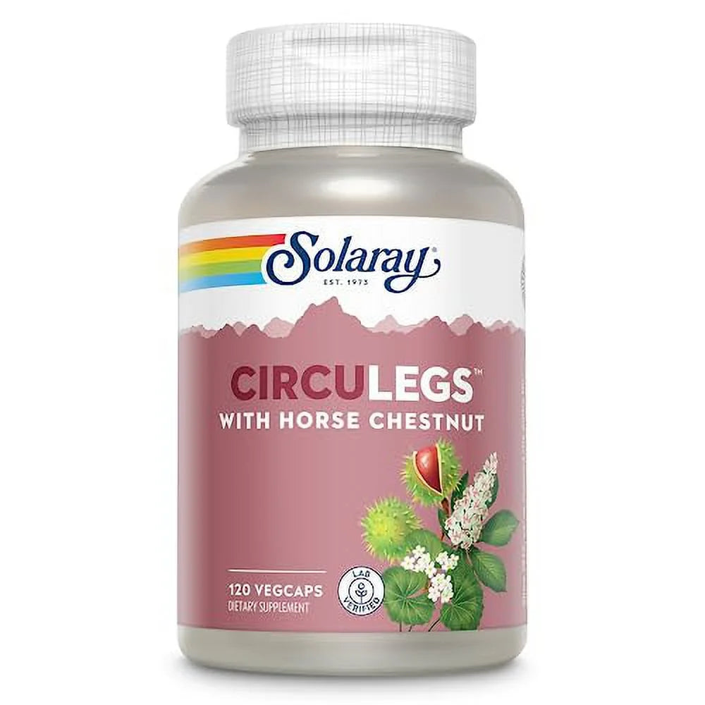 CircuLegs with Horse Chestnut Extract, Gotu Kola, Butcher's Broom, 120 VegCaps D7436