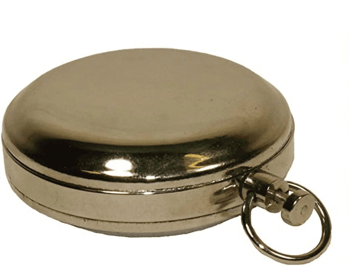 1 3/4" Chrome Plated Pocket Compass K3762