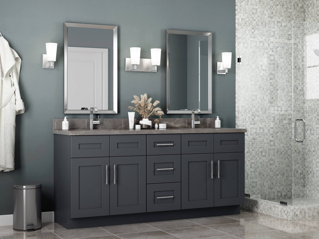 15-in W x 34.5-in H x 24-in D Onyx Painted Pine Base Cabinet G298339