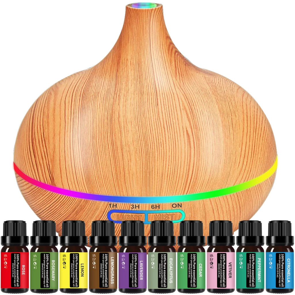 550ml Ultrasonic Aroma Diffuser Y534916