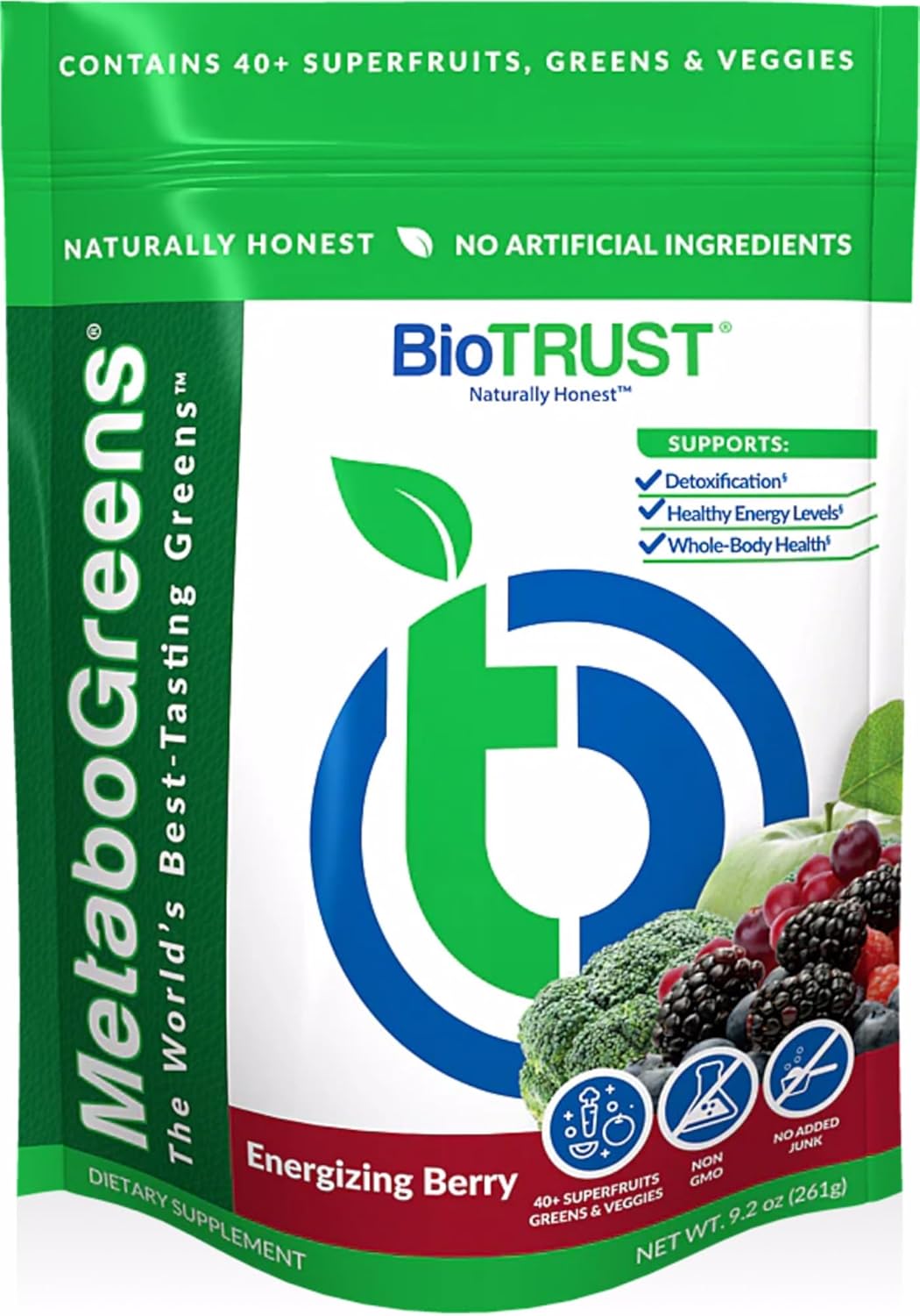 Super Greens Powder with Spectra Blend Berry Flavor (30 Servings) L13538
