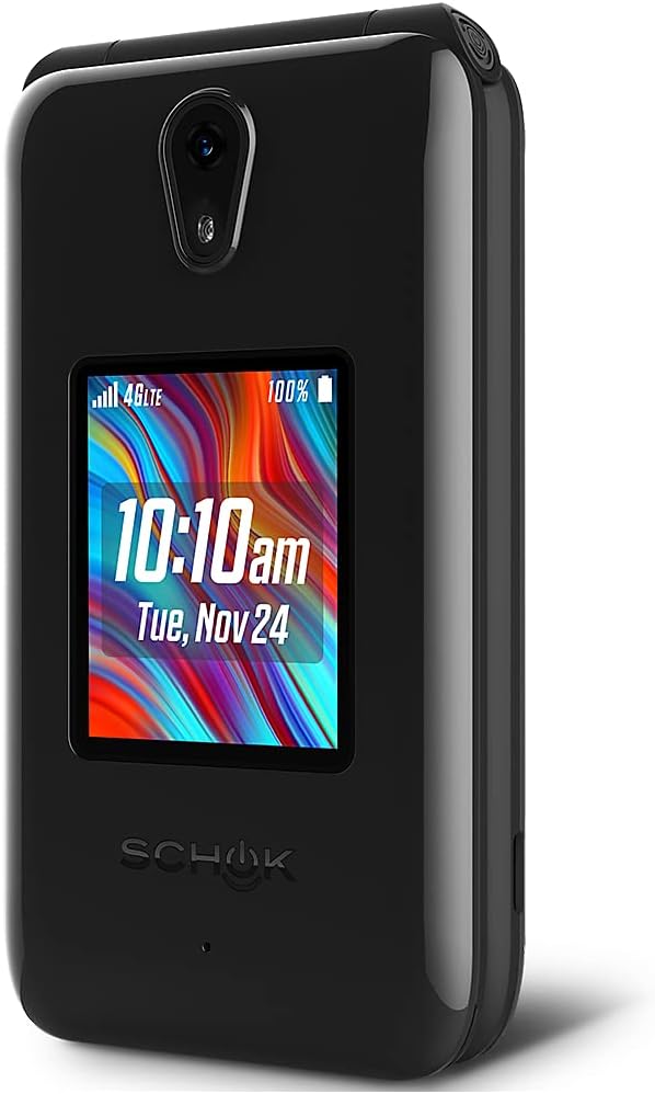 Black 4G LTE Flip Phone (8GB) E8887