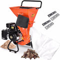3-in-1 Wood Chipper Shredder Mulcher with Blade Replacements (2 Sets) S347741