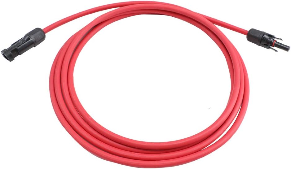 10 AWG 40 Feet Solar Extension Cable with Female and Male Connector E43222