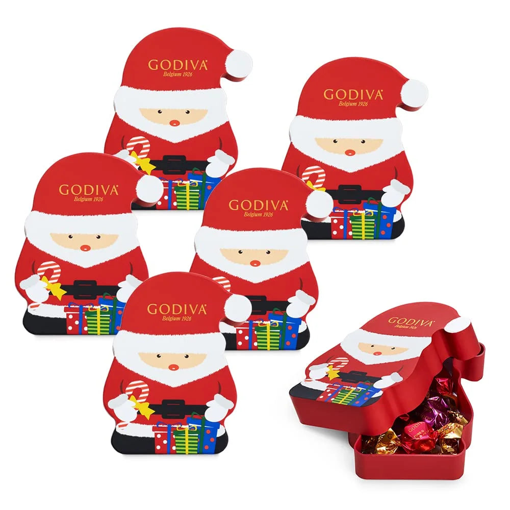 8 Piece Assorted Gourmet Chocolate Candy Tin Set Of 6 J7975