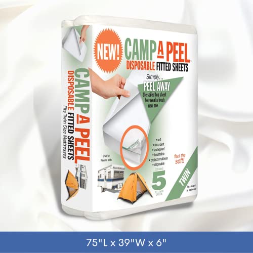 Twin Size Waterproof Disposable 5-Layer Bed Sheets B6300